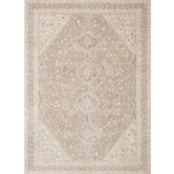 VND0086 Loloi Inc Carlisle Taupe Ivory Rug