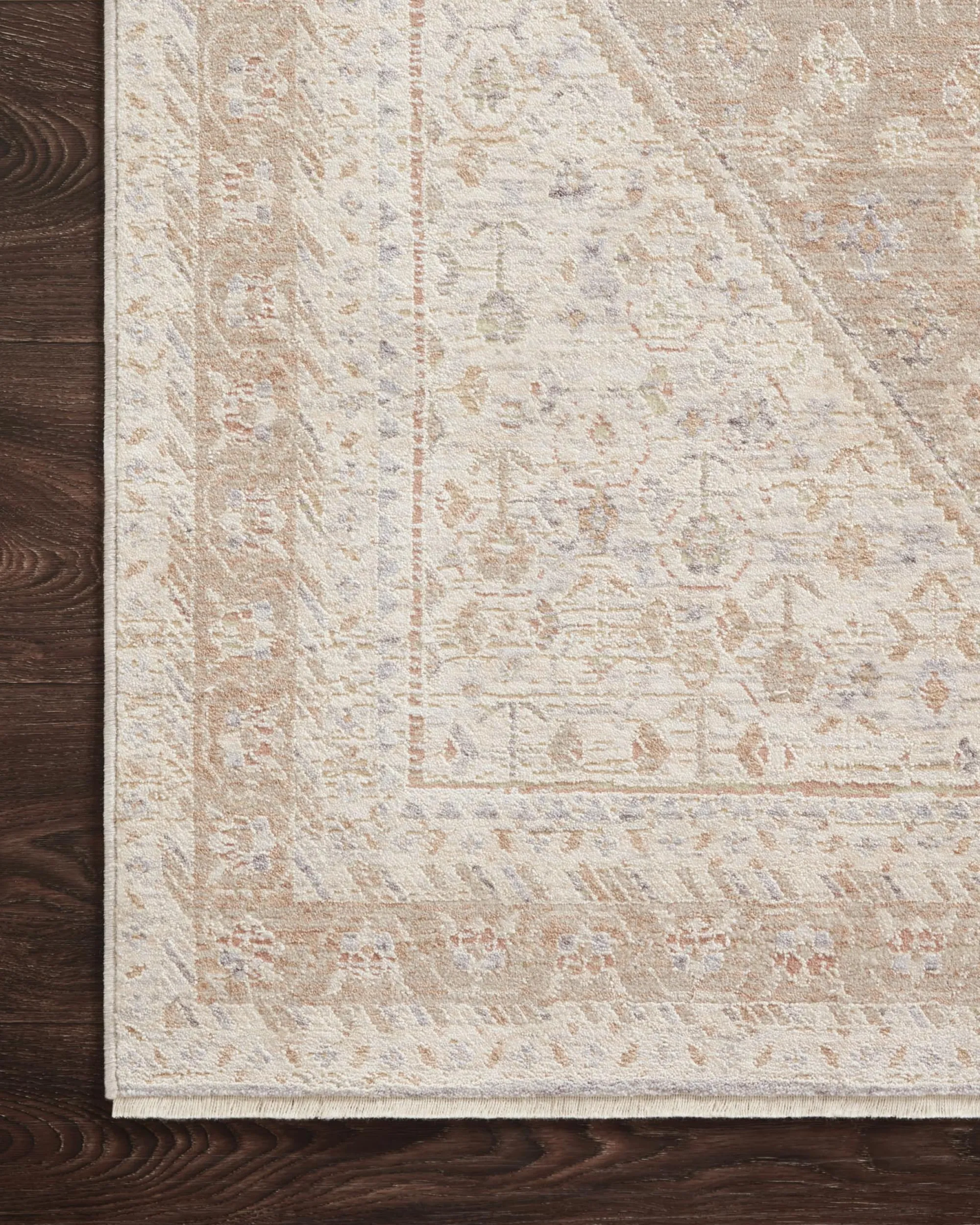 VND0086 Loloi Inc Carlisle Taupe Ivory Rug