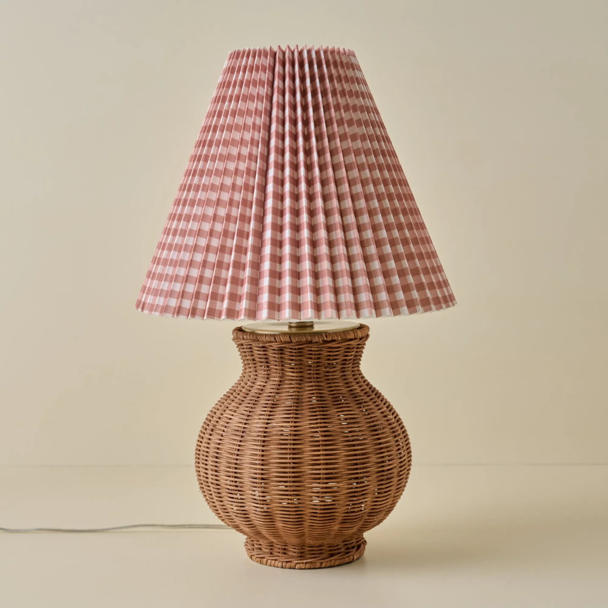VND6475 StyleCraft Home Collection Cassie Rattan Table Lamp