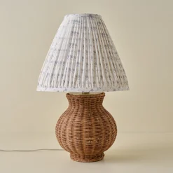 VND6475 StyleCraft Home Collection Cassie Rattan Table Lamp