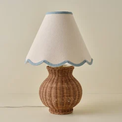 VND6475 StyleCraft Home Collection Cassie Rattan Table Lamp