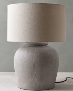 VND6475 StyleCraft Home Collection Cement Oversized Greenleigh Table Lamp