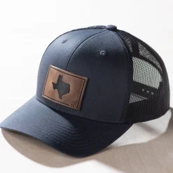 VND5183 Range Leather LLC Charcoal Texas Hat