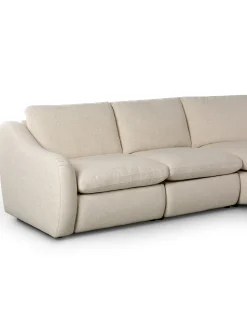 VND6200 Four Hands, LLC Chase Power Reclining 5-Piece Sectional