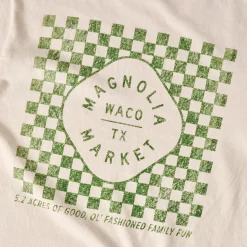 VND0179 Hole In The Roof Marketing Inc Checkered Magnolia Ivory Shirt