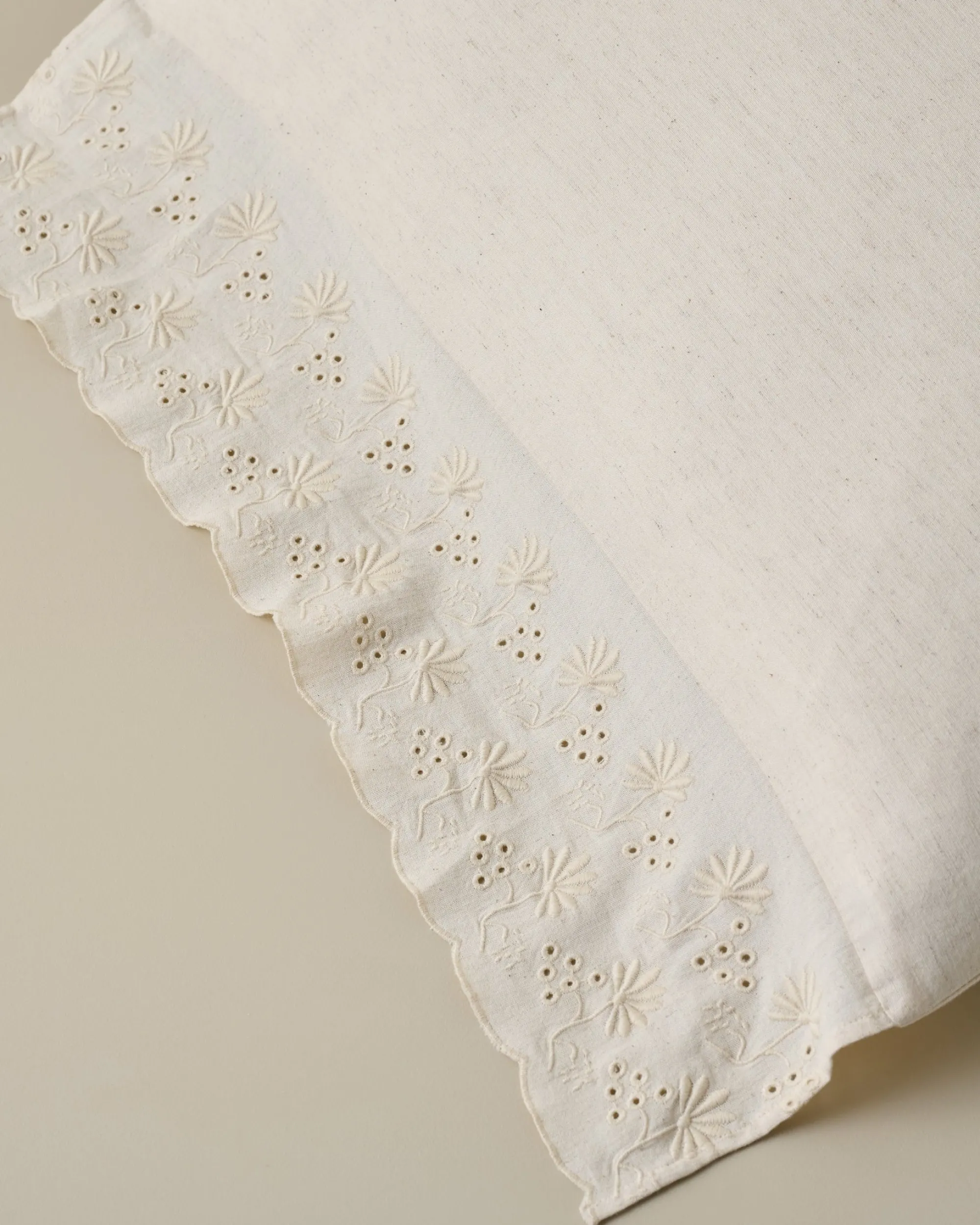 VND8328 FA HOME AND APPAREL PVT LTD Clara Eyelet Flange Sham