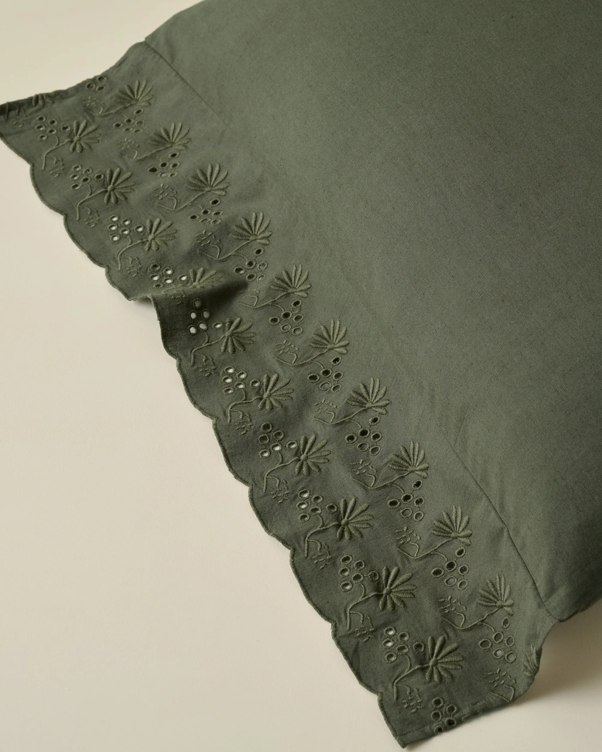 VND8328 FA HOME AND APPAREL PVT LTD Clara Eyelet Flange Sham