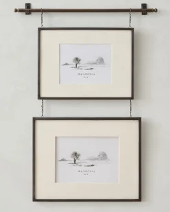 VND7372 ACUBE KRAFT PVT LTD Colleen Antique Bronze Rail Double Picture Frame
