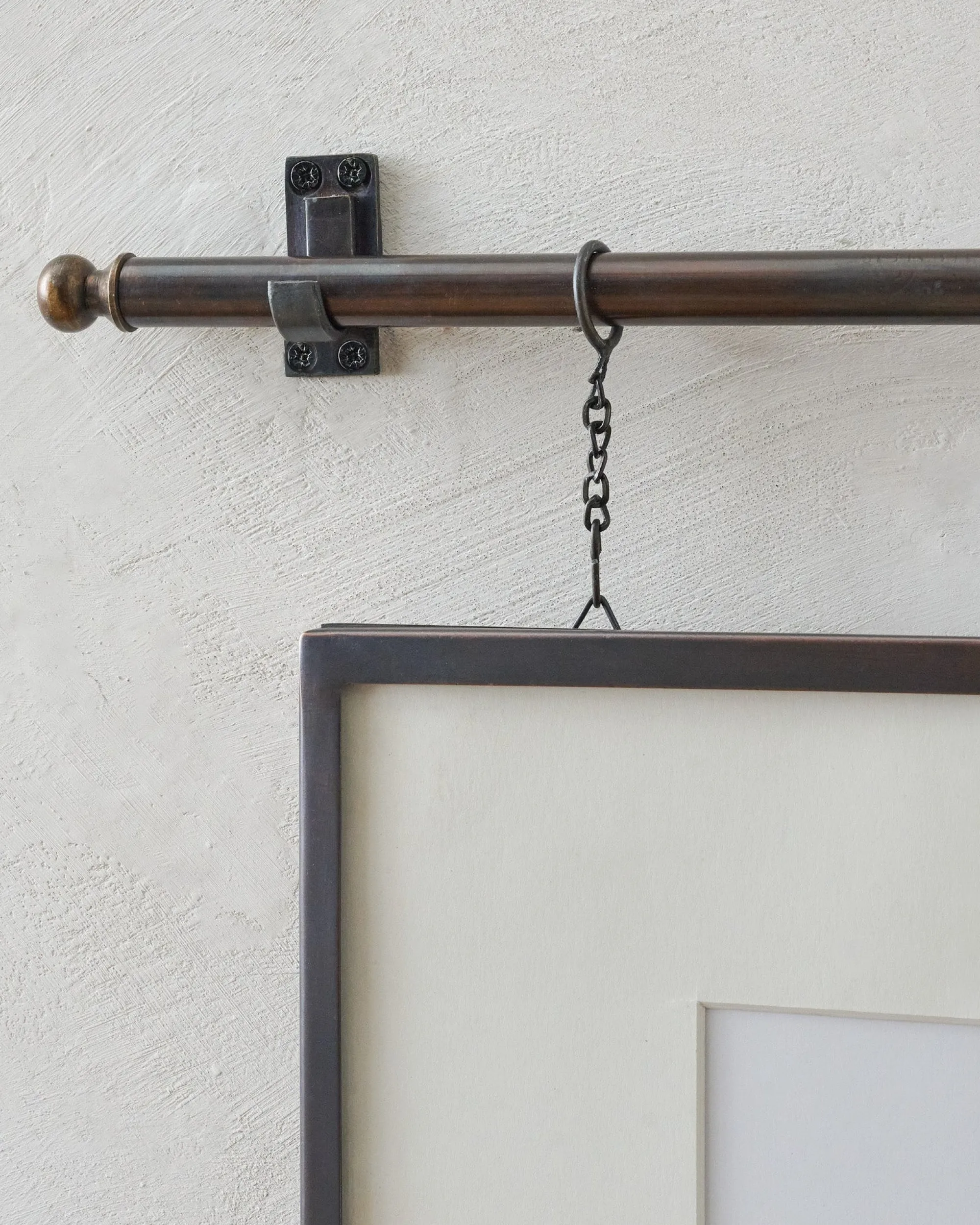 VND7372 ACUBE KRAFT PVT LTD Colleen Antique Bronze Rail Double Picture Frame