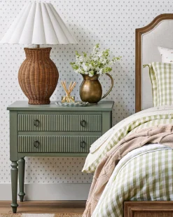 VND6475 StyleCraft Home Collection Corinne Reeded Nightstand