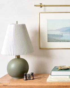 VND6475 StyleCraft Home Collection Corrie Accordion Shade Table Lamp