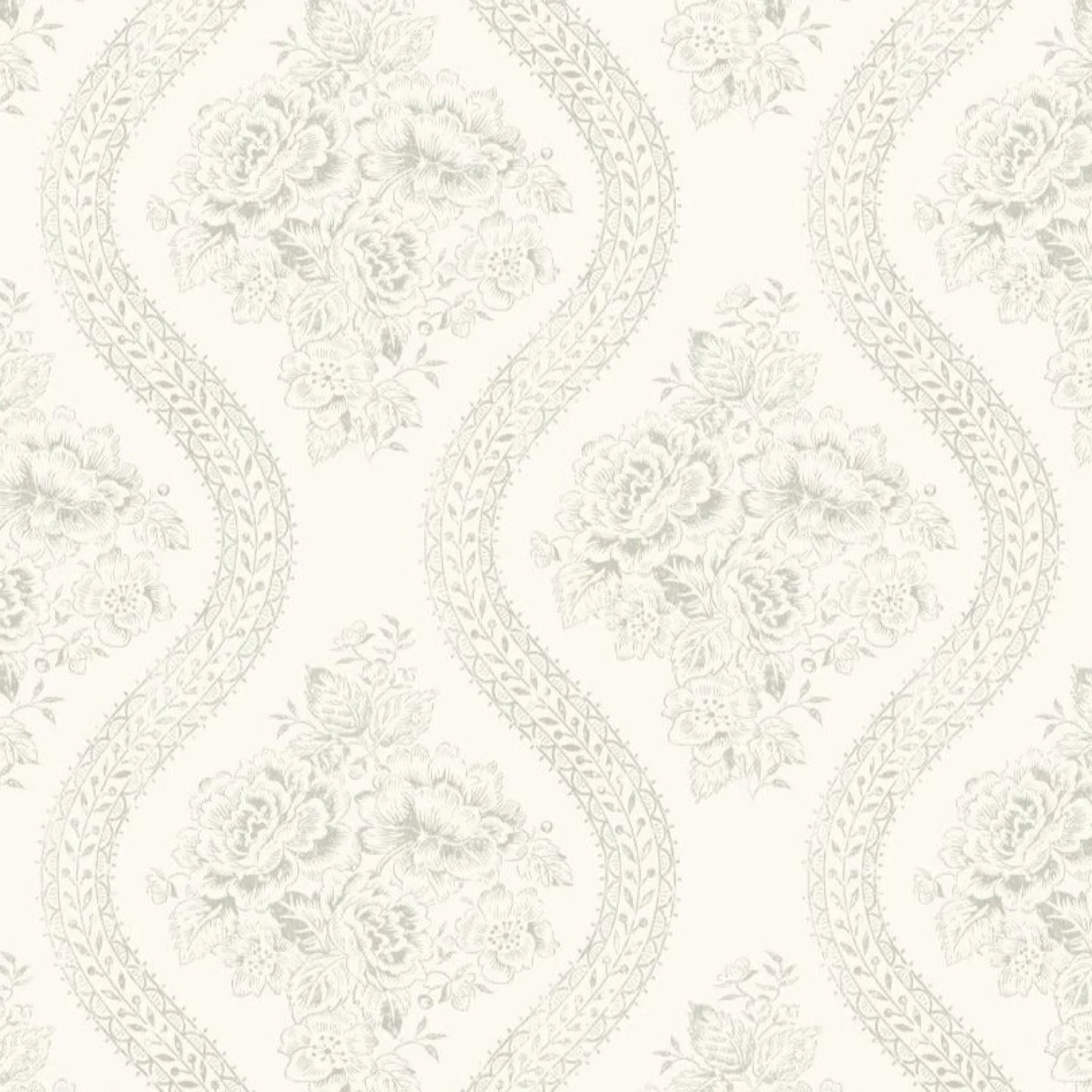 VND2730 York Wallcoverings Coverlet Floral Wallpaper