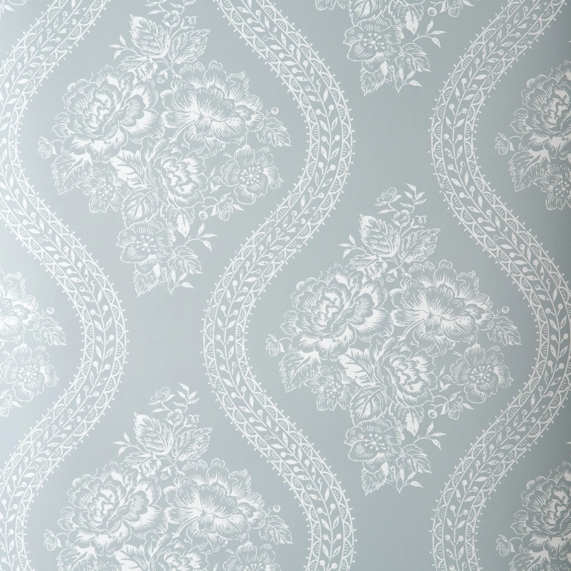 VND2730 York Wallcoverings Coverlet Floral Wallpaper