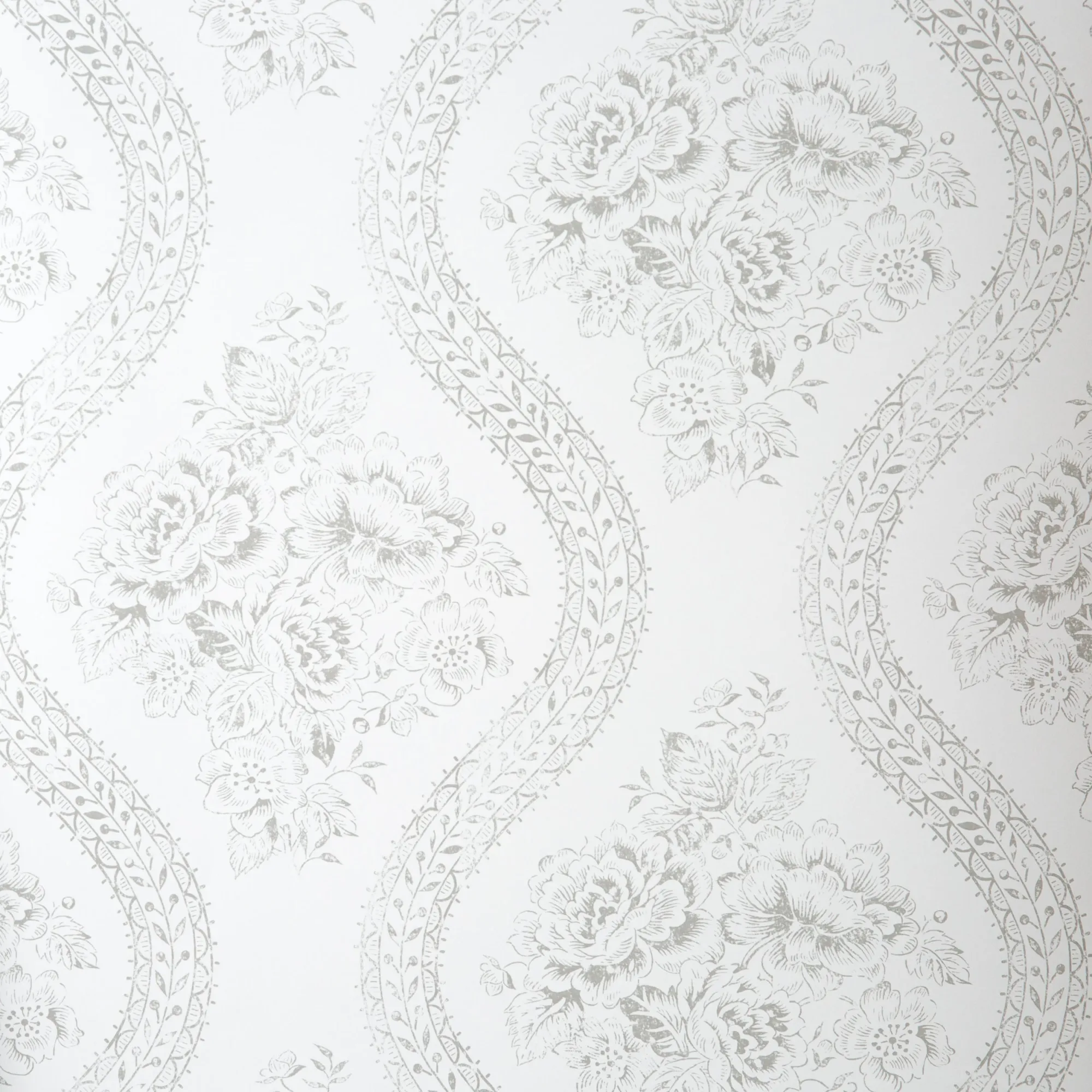 VND2730 York Wallcoverings Coverlet Floral Wallpaper