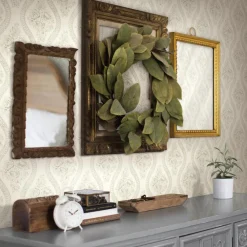VND2730 York Wallcoverings Coverlet Floral Wallpaper