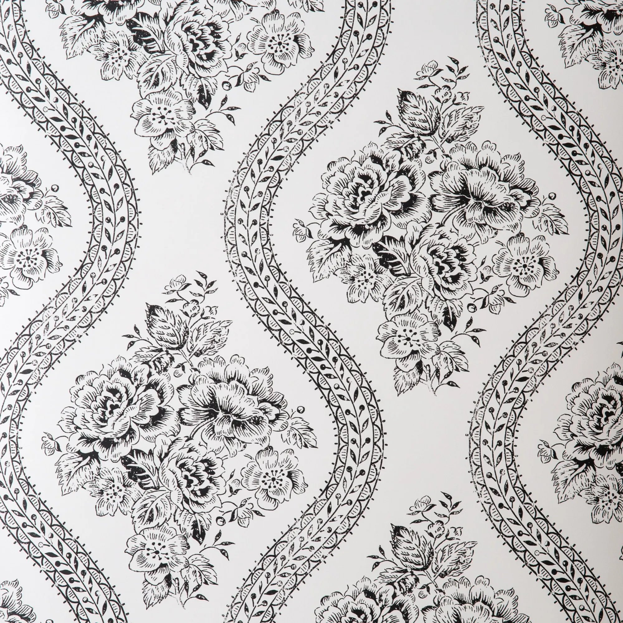 VND2730 York Wallcoverings Coverlet Floral Wallpaper