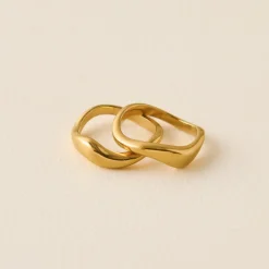 VND8677 Twenty Compass Curves Ring Set