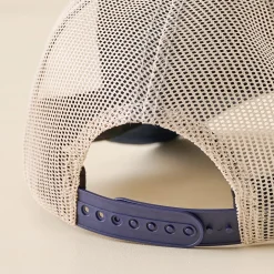 VND8673 Dirt Pile Creative LLC Daggum Navy and Cream Mesh Hat