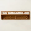 VND8551 MANI ART Daphne Wood and Brass Display Shelf