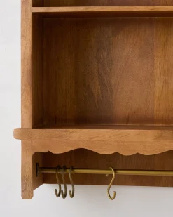 VND8551 MANI ART Daphne Wooden Wall Shelf