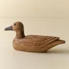 VND0092 Melrose International, LLC Decorative Carved Wooden Duck