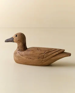 VND0092 Melrose International, LLC Decorative Carved Wooden Duck
