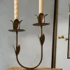VND6628 Quality Products of India Double Forged Tulip Taper Holder