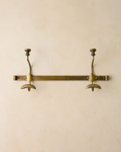 VND6628 Quality Products of India Duke Antique Brass Metal Wall Hooks