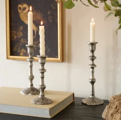 VND7371 True Home Decor Pvt Ltd Elise Antique Inspired Taper Holder