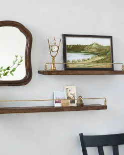 VND6622 ARVIND EXPO-CRAFTS Elliott Wood and Brass Picture Ledge