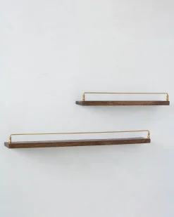 VND6622 ARVIND EXPO-CRAFTS Elliott Wood and Brass Picture Ledge