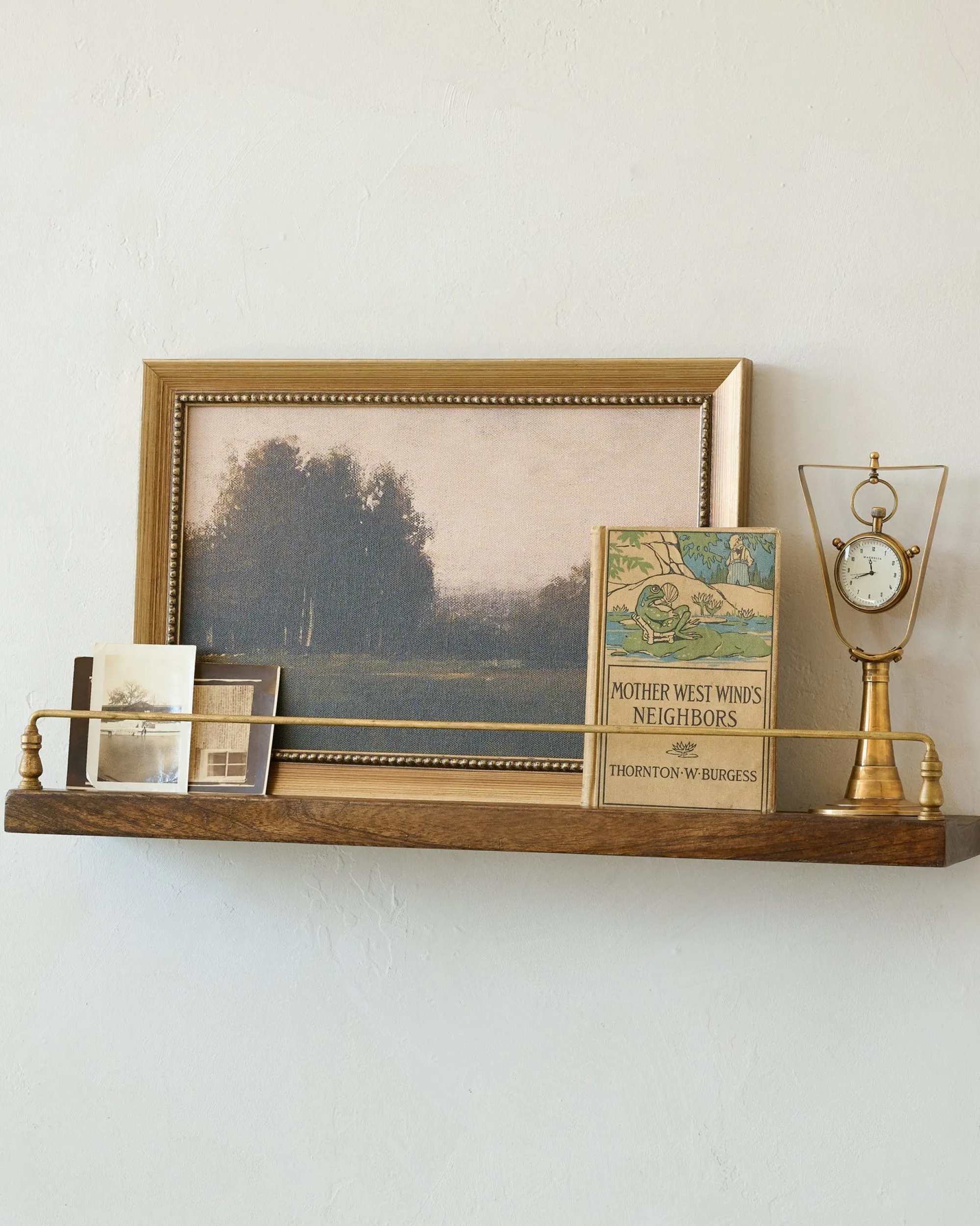 VND6622 ARVIND EXPO-CRAFTS Elliott Wood and Brass Picture Ledge