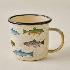 VND6667 Gentlemen's Hardware - US, LLC Enamel Fish Mug