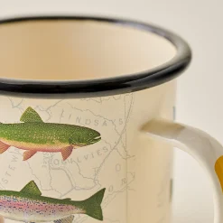 VND6667 Gentlemen's Hardware - US, LLC Enamel Fish Mug