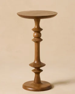 VND7974 Guru Creations Enzo Turned Wood Drink Table