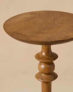 VND7974 Guru Creations Enzo Turned Wood Drink Table