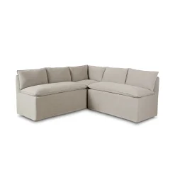VND6200 Four Hands, LLC Erica Slipcover Dining Banquette