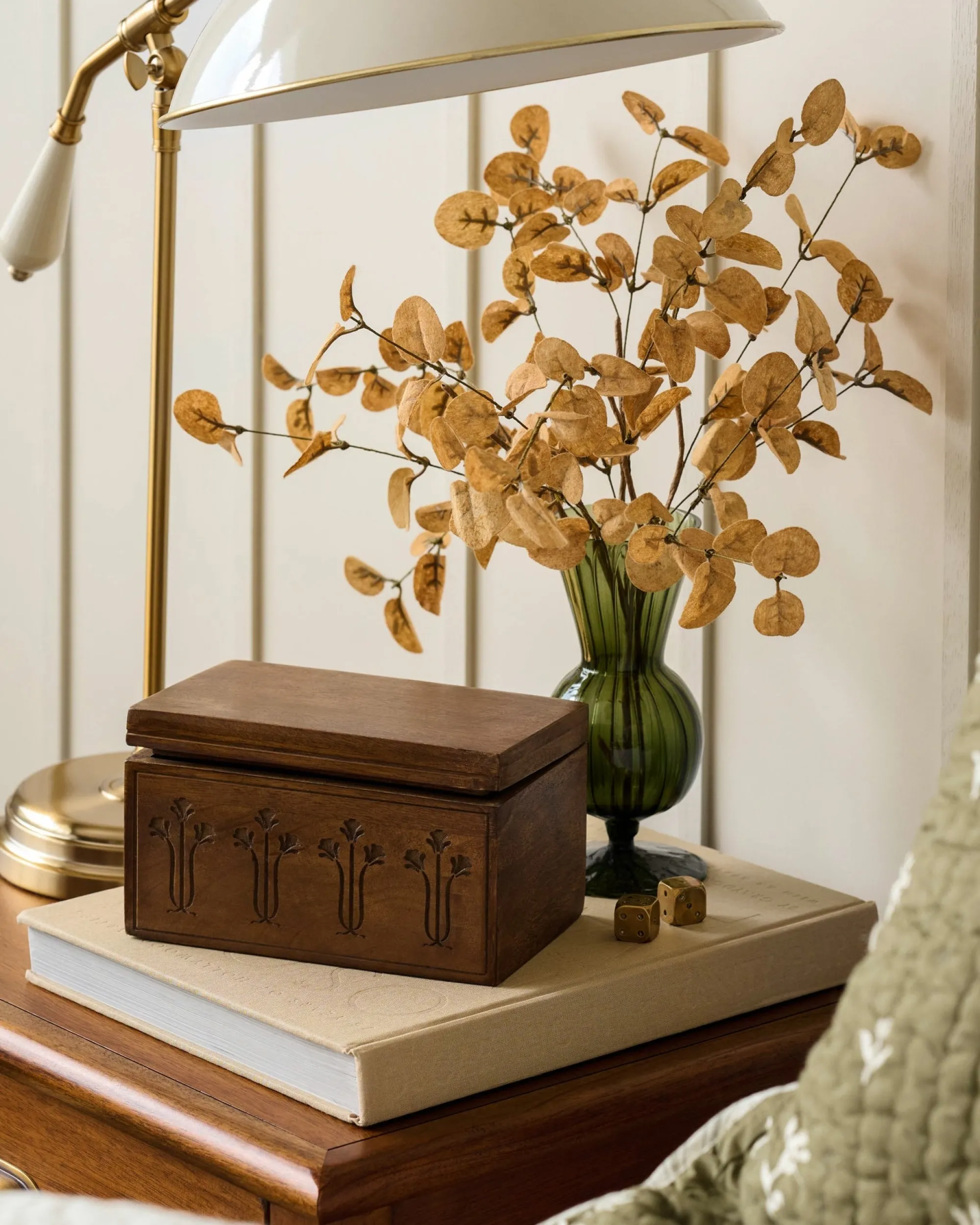 VND8122 R R INDUSTRIES Etched Wood Keepsake Box