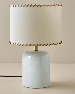 VND6475 StyleCraft Home Collection Farrah Table Lamp - Mist Blue