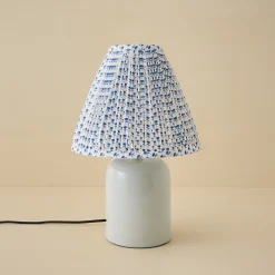 VND6475 StyleCraft Home Collection Farrah Table Lamp - Mist Blue