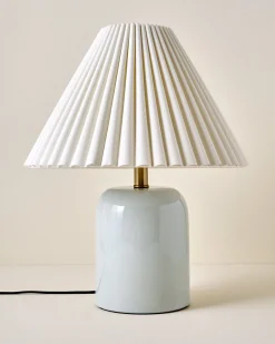 VND6475 StyleCraft Home Collection Farrah Table Lamp - Mist Blue