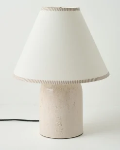 VND6475 StyleCraft Home Collection Farrah Table Lamp - Textured Cream