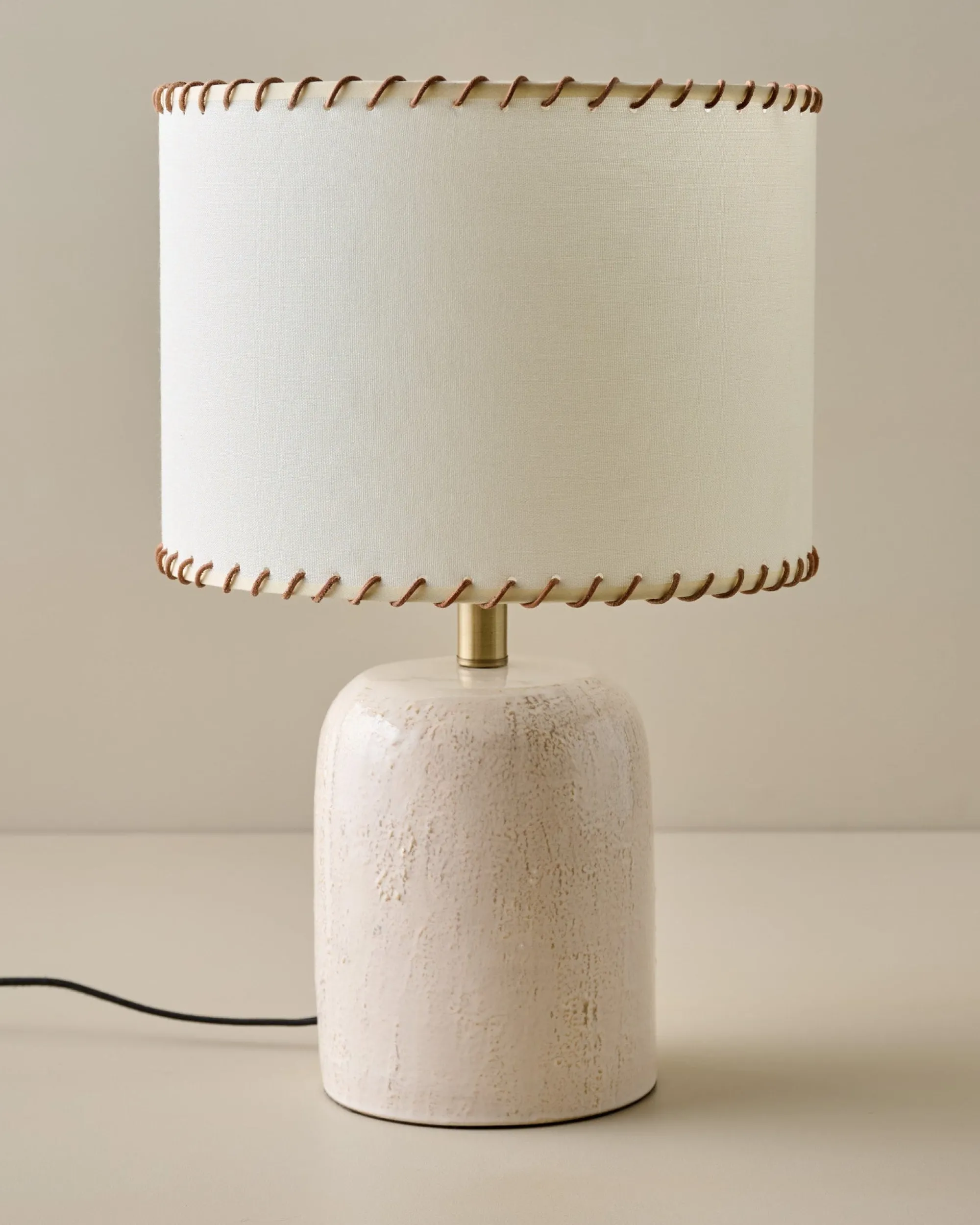 VND6475 StyleCraft Home Collection Farrah Table Lamp - Textured Cream