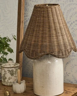 VND6475 StyleCraft Home Collection Farrah Table Lamp - Textured Cream
