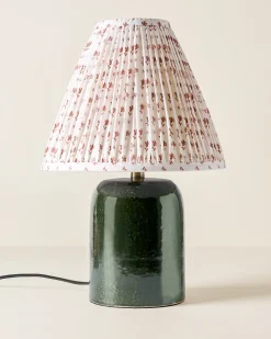 VND6475 StyleCraft Home Collection Farrah Table Lamp - Textured Green