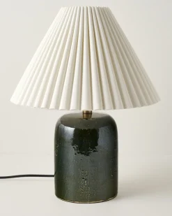 VND6475 StyleCraft Home Collection Farrah Table Lamp - Textured Green