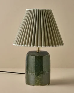 VND6475 StyleCraft Home Collection Farrah Table Lamp - Textured Green