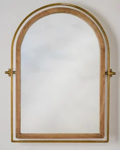 VND6844 Prince Art Exporter Flora Arched Mirror