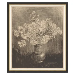 VND6204 Soicher Marin of Florida Flowers in Charcoal