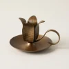 VND6628 Quality Products of India Forged Tulip Chamberstick